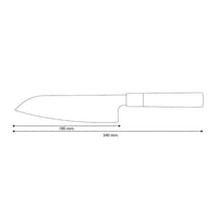 Shinrai Knives - Takumi Kaza Damascus Santokumesser 18 cm