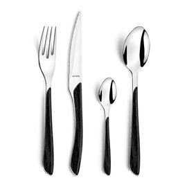 Amefa - Eclat 16-teiliges Besteckset - Schwarz Amefa - Eclat 16-delige Bestekset - Zwart Bestekset Amefa