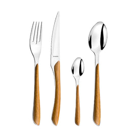 Amefa - Eclat 16-teiliges Besteckset - Braun Amefa - Eclat 16-pc set in trend box nature brown Amefa
