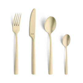 Amefa - Manille Stonewash 16-teiliges Besteckset - Champagner Amefa - Stonewash PVD Champagne 16-pc set in trend box - champagne Amefa