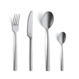 Amefa - Manille Stonewash 16-teiliges Besteckset - Silber Amefa - Stonewash Stainless Steel 16-pc set in trend box - stainless steel Amefa
