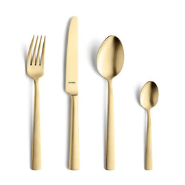 Amefa - Ventura 24-teiliges Besteckset - Gold Amefa - Ventura 24-delige Bestekset - Goud Bestekset Amefa
