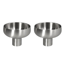 Blomus - Koyoi Coupe Glas Edelstahl matt (2er Set) Blomus - Koyoi Coupe Glas Matt Stainless Steel (set van 2) Drinkglazen Blomus
