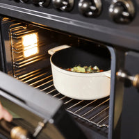 Cook & Pan - Go Ivory Gietijzeren Braadpan 28 cm - 6.5 liter Braadpan Cook & Pan