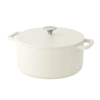 Cook & Pan - Go Ivory Gietijzeren Braadpan 28 cm - 6.5 liter Braadpan Cook & Pan