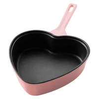Poêle à frire Cook & Pan - Love en fonte à motifs de cœurs, 24 cm, Cook & Pan