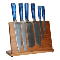 Shinrai Knives - Damascus Print Saphir Mega Bundle - Alles was Sie brauchen