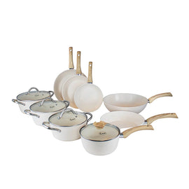 Cook & Pan - Go Ivory Pfannenset 9-teilig Go Ivory Pannenset 9-delig By C&P