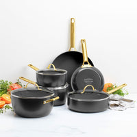 GreenPan - Padova Reserve Black 10-delige Pannenset Pannenset GreenPan