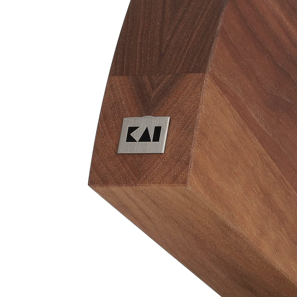 Kai Shun - Roterend Messenblok Graniet/Walnoot Kai Shun