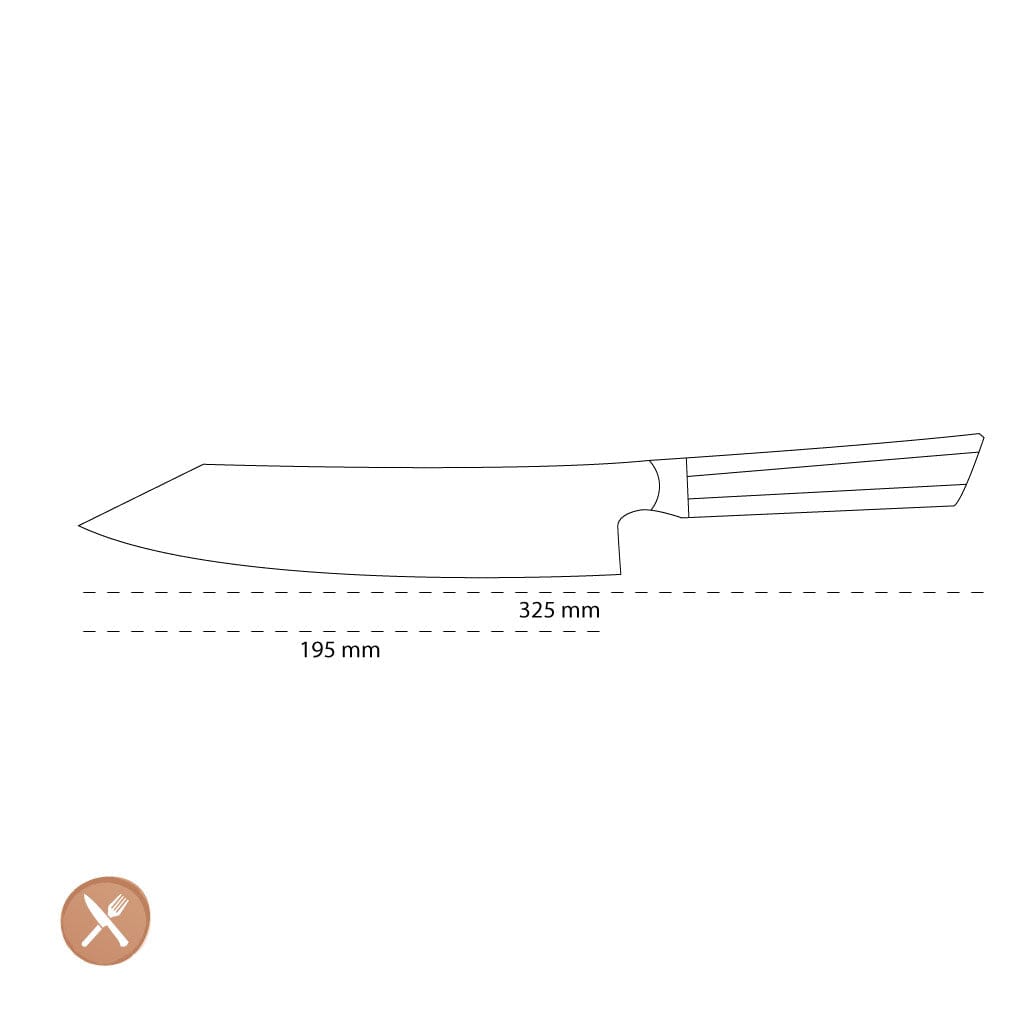 Kai Shun - Seki Magoroku Kaname Kiritsuke 7,75'' (19,5 cm) Kai Shun