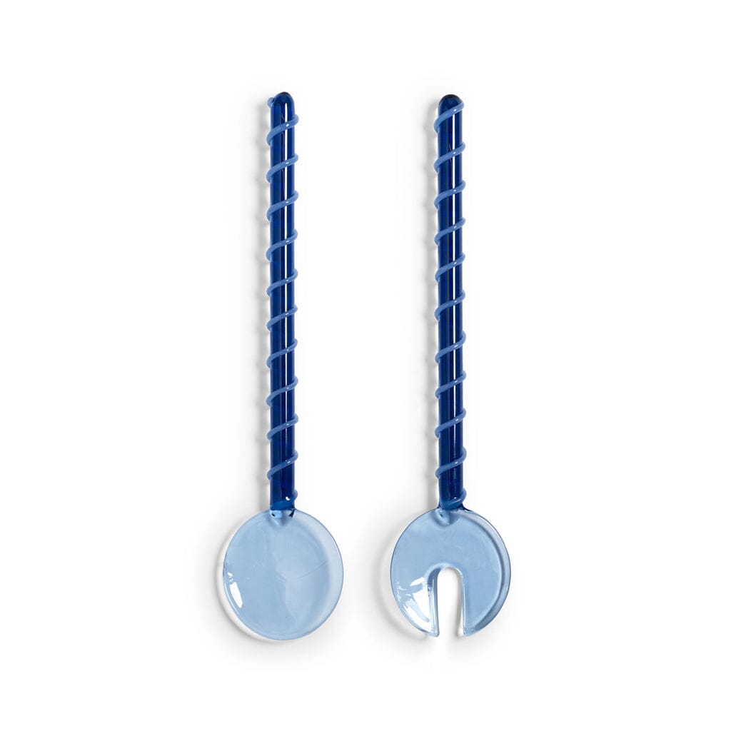 &Klevering - Saladebestek sling blauw Slabestek &Klevering
