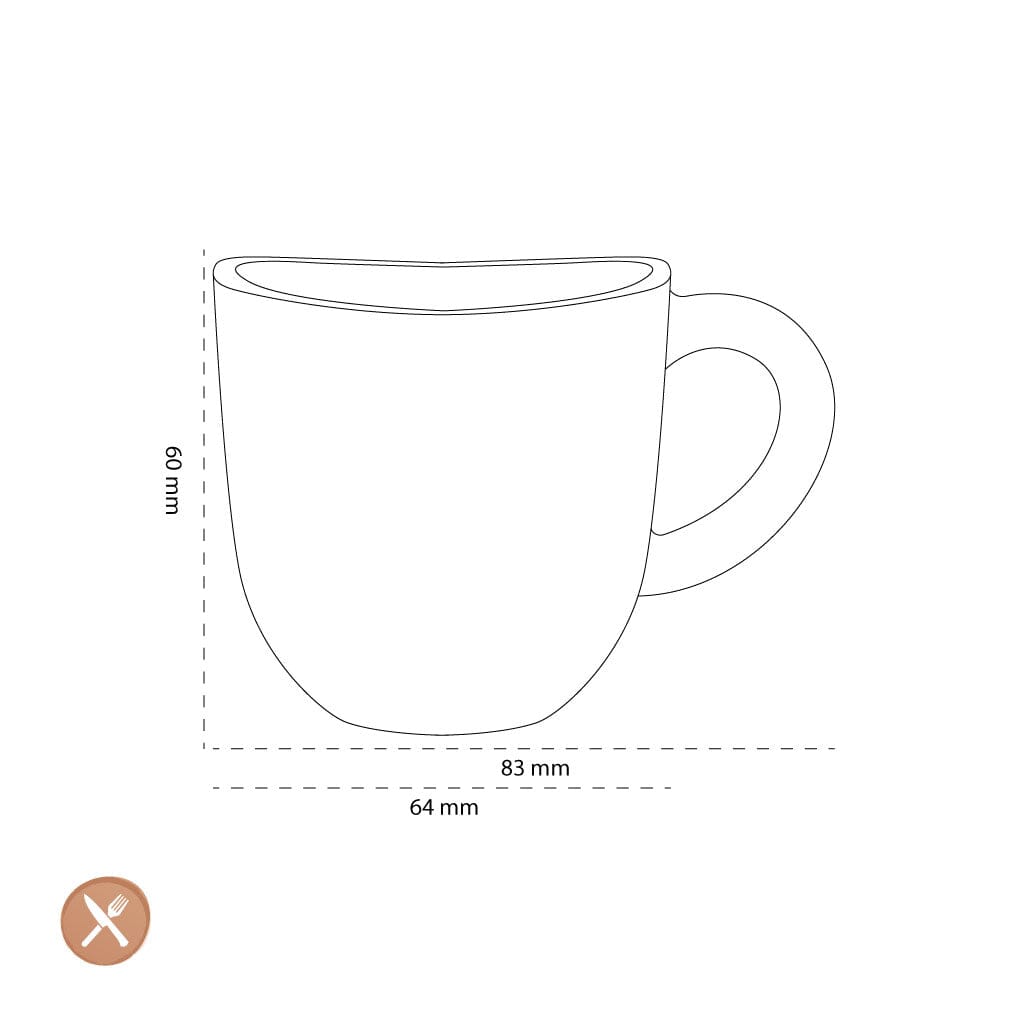 Leonardo - Napoli Espresso Kopje 80ml Espresso kopjes Leonardo