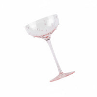 Lepelclub - Champagne Coupe - Parel - Roze Champagne glazen LepelClub