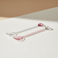 Lepelclub - Glazen Lepels - Hart - Roze LepelClub