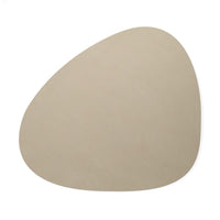 Lind DNA - Placemat Curve L Nupo Oester Wit Placemat Lind DNA