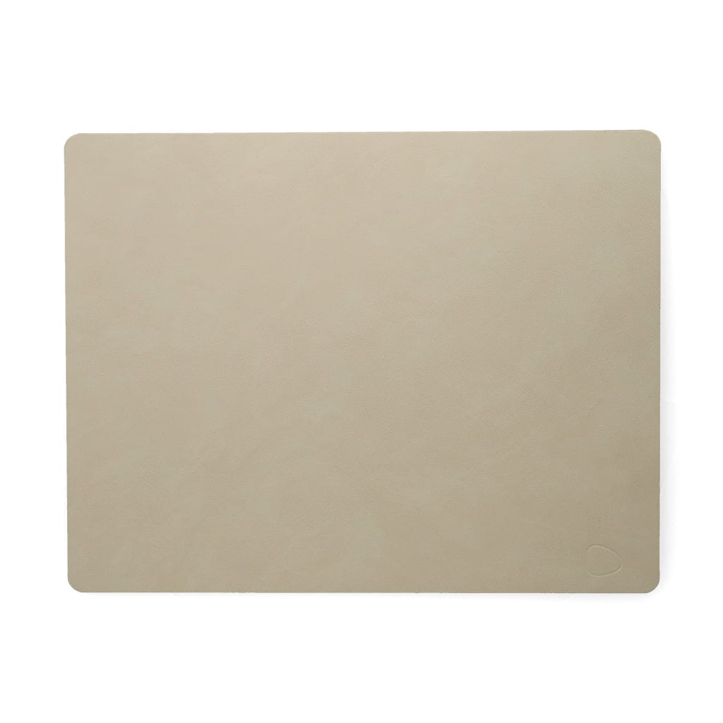 Lind DNA - Placemat Vierkant L Nupo Oester Wit Placemat Lind DNA