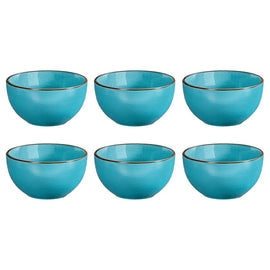 Medard de Noblat - Feeling Turquoise Frühstücksschüssel 13 cm (6er-Set) Medard de Noblat - Feeling Turquoise Ontbijtkom 13 cm (set van 6) Kommen Medard de Noblat