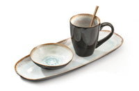 Medard de Noblat - Shadow Aqua Soepkom 19.5 cm (set van 6) Soepkommen Medard de Noblat
