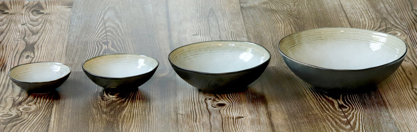 Medard de Noblat - Shadow Nacre - Saladeschaal 24 cm (set van 2) Schalen Medard de Noblat