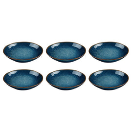 Medard de Noblat - Vertigo Denim Pastateller 20,5 cm (6er-Set) Medard de Noblat - Vertigo Denim Pastabord 20.5 cm (set van 6) Pastaborden Medard de Noblat