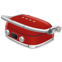 Smeg - Multifunktionsgrill | Rot | 50er Jahre | Kontaktgrill