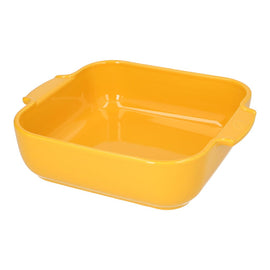 Peugeot - Appolia Auflaufform Quadratisch 28 cm Safrangelb Peugeot - Appolia Ovenschaal Vierkant 28 cm Saffraangeel Ovenschaal Peugeot