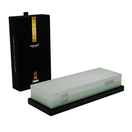 Shinrai Knives – Doppelseitiger Schleifstein – Körnung 1000/4000 Shinrai Japan - Tweezijdige Slijpsteen - Grit 1000/4000 Slijpsteen Shinrai Japan