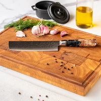 Couteaux Shinrai - Coffret de 6 couteaux en époxy onyx + bloc à couteaux - Coffret de couteaux rotatifs avec bloc - Couteaux Shinrai