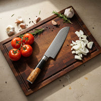 Shinrai Knives - Epoxy Onyx Damascus 6-delige Damascus Messenset Messenset Shinrai Knives