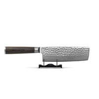 Couteaux Shinrai - Couteau Nakiri BR Damas martelé 18 cm Nakirimes Shinrai Knives