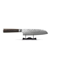 Shinrai Knives - Hammered Damask BR 4-teiliges Messerset - Kochmesser + Nakiri + Santoku + Brotmesser