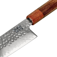 Couteaux Shinrai - Kigami Exclusive Damascus 4 pièces - Couteau de chef + Couteau à pain + Nakiri + Couteau d'office Ensemble de couteaux Shinrai Knives