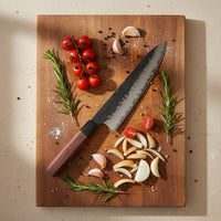 Shinrai Knives - Kurayami Damascus Koksmes 20 cm Koksmes Shinrai Knives