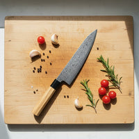 Couteaux Shinrai - Couteau de chef Takumi Kaza Damas 20 cm Couteau de chef Couteaux Shinrai