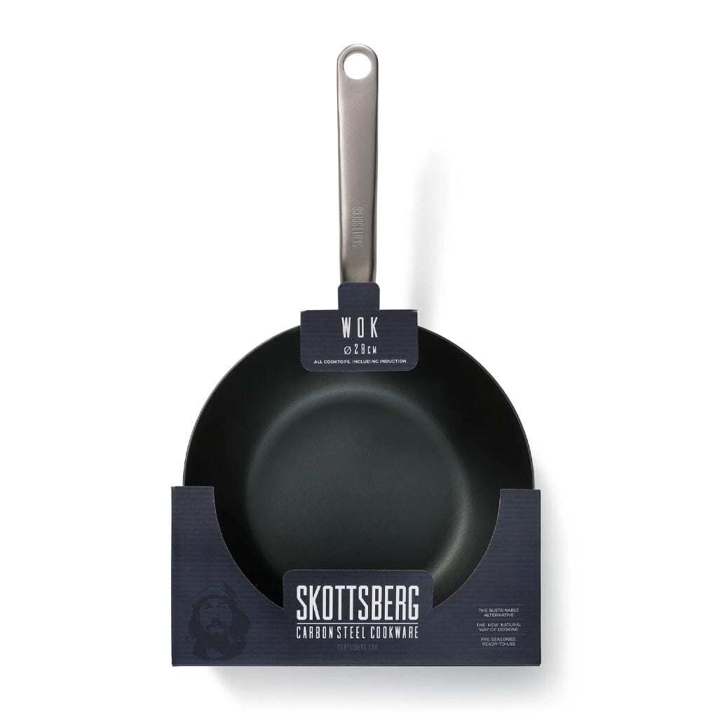 Skottsberg - Carbon Steel Wok 28 cm Wokpan Skottsberg