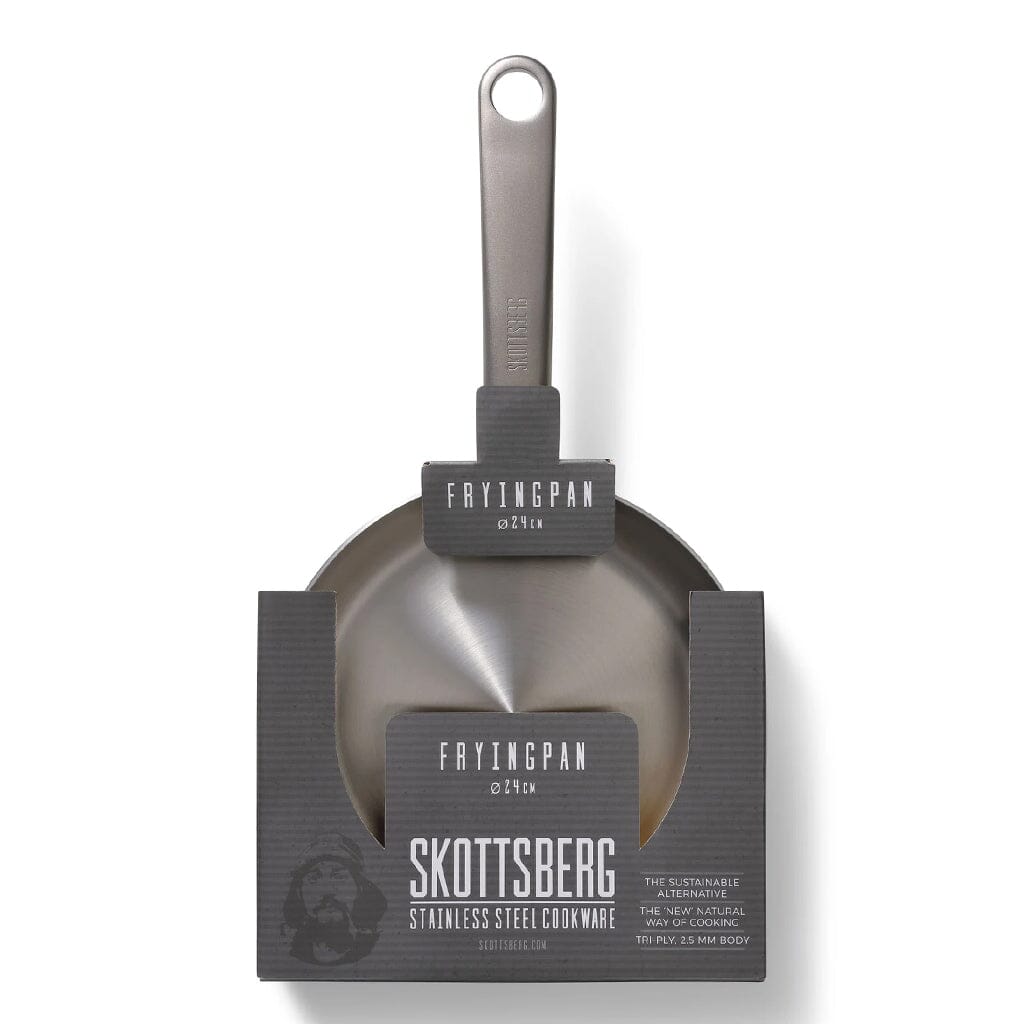 Skottsberg - Stainless Steel Koekenpan 24 cm Koekenpan Skottsberg