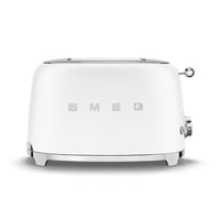 Smeg - Broodroosters | Mat Wit | Jaren 50 | Toaster 2x2 Broodrooster Smeg