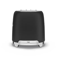 Smeg - Broodroosters | Mat Zwart | Jaren 50 | Toaster 2x2 Broodrooster Smeg