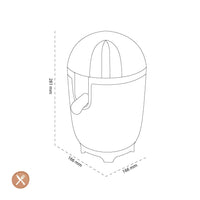 Smeg - Citruspers | Pastelblauw | Jaren 50 | Citrus Juicer Citruspers Smeg