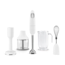 Smeg - Stabmixer | Weiß | 1950er Jahre | Stabmixer mit Zubehör Smeg - Staafmixer | Wit | Jaren 50 | Staafmixer met accessoires | Plus pakket Staafmixer Smeg