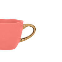 Culture de la nature en ville - Bonjour - Tasse à expresso - Corail brûlé Culture de la nature en ville