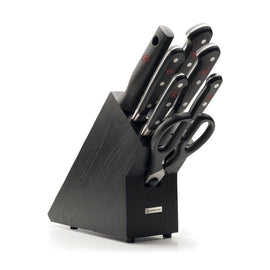 Wusthof - Klassisches 7-teiliges Messerset mit schwarzem Block Wusthof - Classic 7-delige messenset met blok zwart Messenset met blok Wusthof