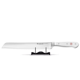 Wusthof - Classic Brotmesser Weiß mit doppeltem Wellenschliff 23 cm Wusthof - Classic Broodmes Wit met dubbele kartelrand 23 cm Broodmes Wusthof