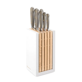 Wusthof - Classic Color 7-teiliges Messerset mit Velvet Oyster Block Wusthof - Classic Colour 7-delige messenset met blok Velvet Oyster Messenset met blok Wusthof