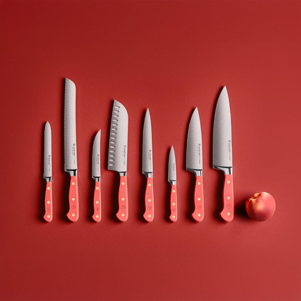 Wusthof - Classic Coral Peach Groentemesje 9 cm Groentemes Wusthof