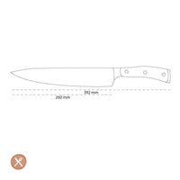 Wusthof - Classic Ikon Koksmes 26 cm Koksmes Wusthof
