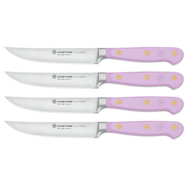 Wüsthof - Classic Steakmesser-Set 4-teilig Purple Yam Wusthof - Classic Steakmessenset 4-delig Purple Yam Messenset Wusthof