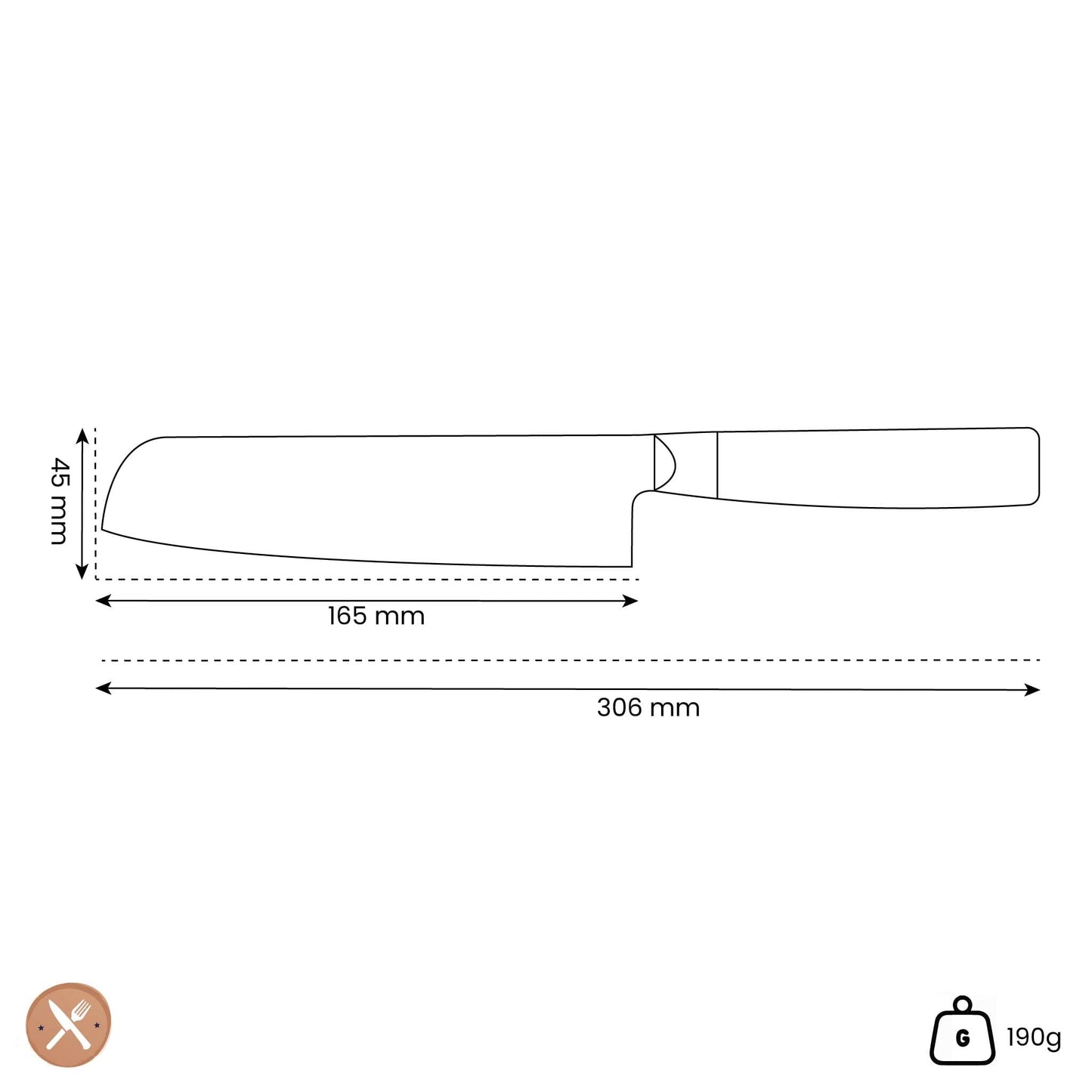 Yaxell - Zen Nakirimes 16,5 cm Nakirimes Yaxell
