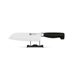 Zwilling - 4 Star Santokumesser mit Grübchen 180 mm Zwilling - 4 Star Santoku-mes met kuiltjes 180 mm Santokumes Zwilling